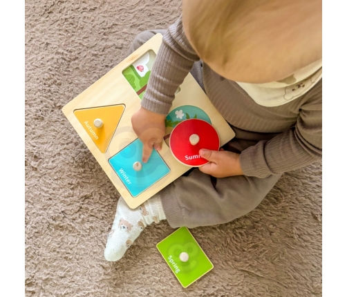 TOOKY TOY Box Pudełko XXL Montessori Edukacyjne 6w1 Sensoryczne 13-15 Mies