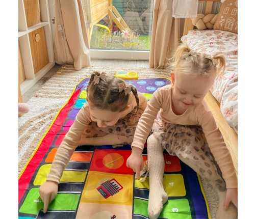 WOOPIE Interaktywna Mata Muzyczna do Tańczenia XXL