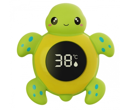 WOOPIE BABY Termometr do Kąpieli 2w1 Mierzenia Temperatury Wody i Pomieszczenia Żółwik