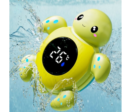 WOOPIE BABY Termometr do Kąpieli 2w1 Mierzenia Temperatury Wody i Pomieszczenia Żółwik