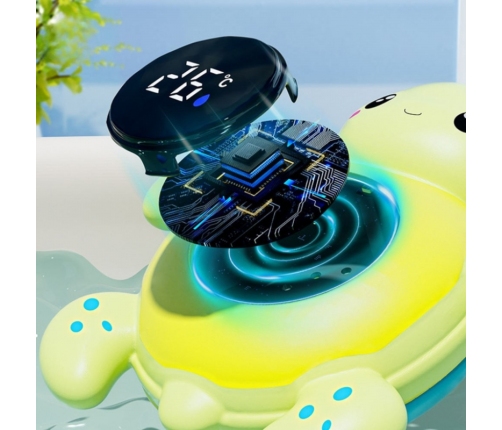 WOOPIE BABY Termometr do Kąpieli 2w1 Mierzenia Temperatury Wody i Pomieszczenia Żółwik