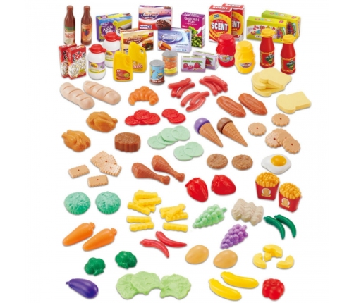 WOOPIE Zestaw do Kuchni Sklepu Warzywa Owoce 120el.