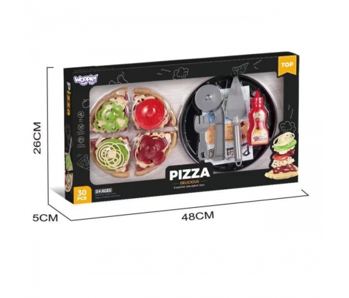 WOOPIE Pizza do Krojenia Zestaw XL Restauracja 30 el.