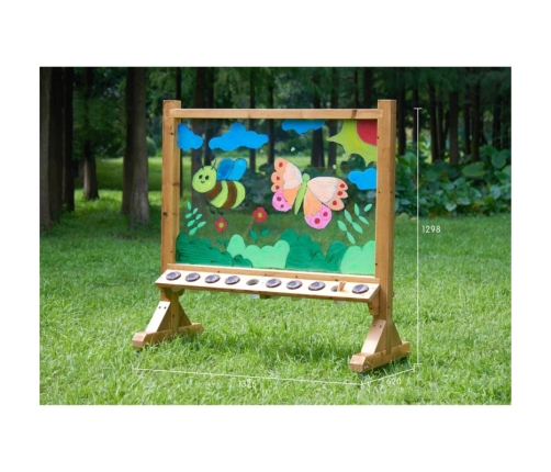 MASTERKIDZ Przezroczysta Akrylowa Tablica Malarska + Kubeczki