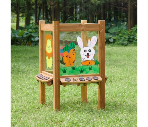 MASTERKIDZ 4 Stronna Tablica Przezroczysta Akrylowa Do Malowania + Kubeczki