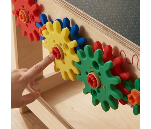 MASTERKIDZ Drewniany Warsztat Montessori STEM z Narzędziami + Akcesoria