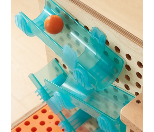 MASTERKIDZ Drewniany Warsztat Montessori STEM z Narzędziami + Akcesoria