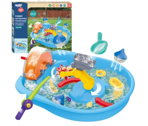 WOOPIE Tor Wodny 2w1 Gra Łowienie Rybek 14el.