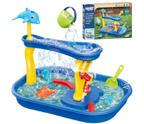 WOOPIE Stolik Wodny Wodospad Delfinek 11el.