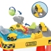 WOOPIE Stolik Wodny 2w1 Piaskownica Plac Budowy + 4 Autka 12el.