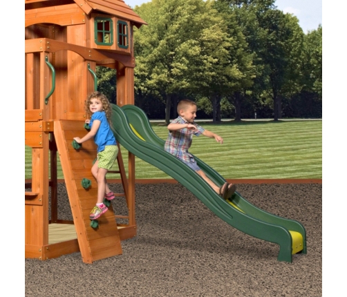 Ogromny Drewniany Plac Zabaw Atlantic Backyard Discovery Step2