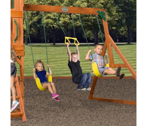 Ogromny Drewniany Plac Zabaw Atlantic Backyard Discovery Step2