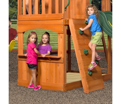 Ogromny Drewniany Plac Zabaw Atlantic Backyard Discovery Step2