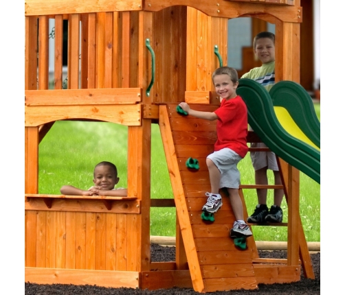 Ogromny Drewniany Plac Zabaw Atlantic Backyard Discovery Step2