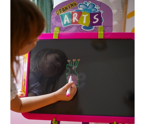 WOOPIE Tablica 3w1 Magnetyczna Suchościeralna Malowanie Światłem