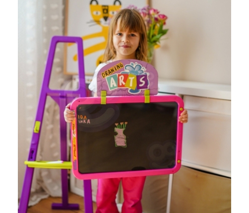 WOOPIE Tablica 3w1 Magnetyczna Suchościeralna Malowanie Światłem