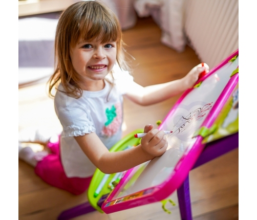 WOOPIE Tablica 3w1 Magnetyczna Suchościeralna Malowanie Światłem