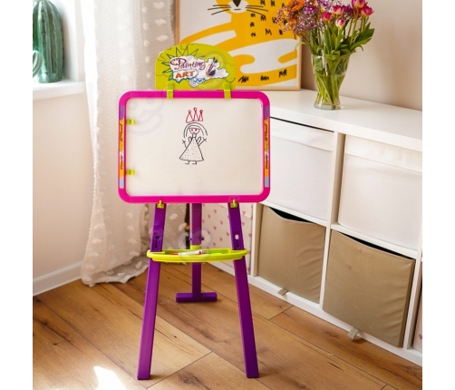 WOOPIE Tablica 3w1 Magnetyczna Suchościeralna Malowanie Światłem