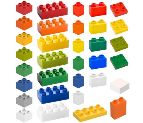 MASTERKIDZ Zestaw Klocków Konstrukcyjnych STEM 563 el. z Nakładkami na Panel 4 szt.