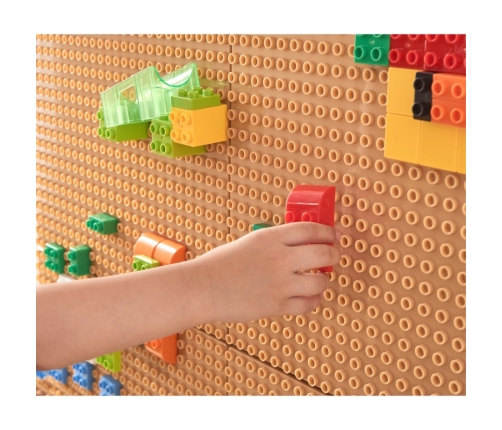 MASTERKIDZ Zestaw Klocków Konstrukcyjnych STEM 563 el. z Nakładkami na Panel 4 szt.