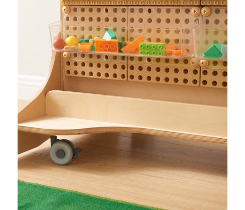 MASTERKIDZ Drewniana Tablica STEM Wolnostojąca + Akcesoria