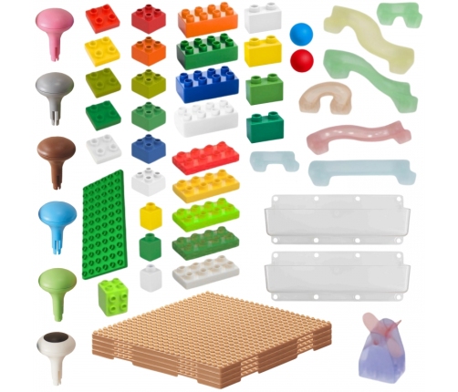 MASTERKIDZ Drewniana Tablica STEM Wolnostojąca + Akcesoria