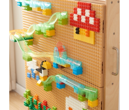 MASTERKIDZ Drewniana Tablica STEM Wolnostojąca + Akcesoria