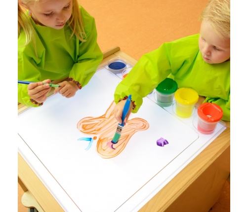 MASTERKIDZ Rama Sensoryczna - Panel LED + Przezroczysta Taca Do Malowania