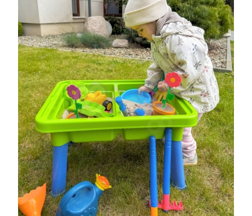 WOOPIE Stolik Wodny 2w1 Piaskownica 13 Akc.