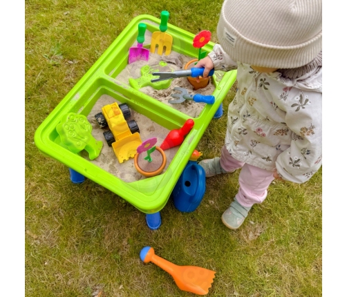 WOOPIE Stolik Wodny 2w1 Piaskownica 13 Akc.