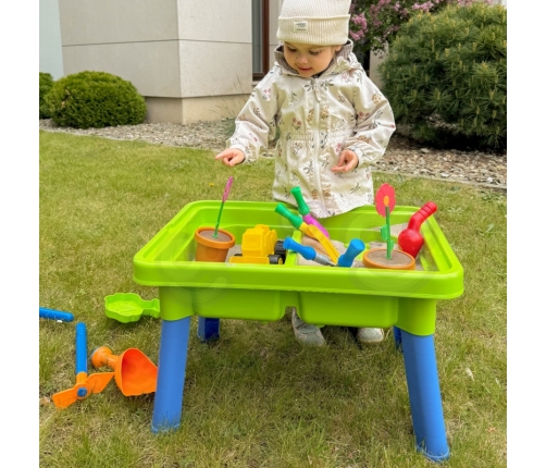 WOOPIE Stolik Wodny 2w1 Piaskownica 13 Akc.