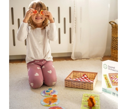 WOOPIE GREEN Wiewiórka w Sadzie Gra Planszowa Rodzinna FSC