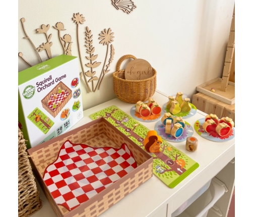 WOOPIE GREEN Wiewiórka w Sadzie Gra Planszowa Rodzinna FSC