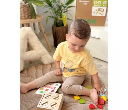 TOOKY TOY Box Pudełko XXL Montessori Edukacyjne 7w1 Sensoryczne 22-24 Mies