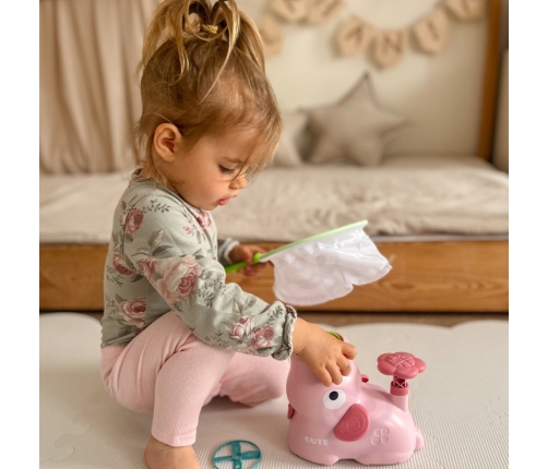 WOOPIE Gra Zręcznościowa Złap Frisbee Wyrzutnia Dysków