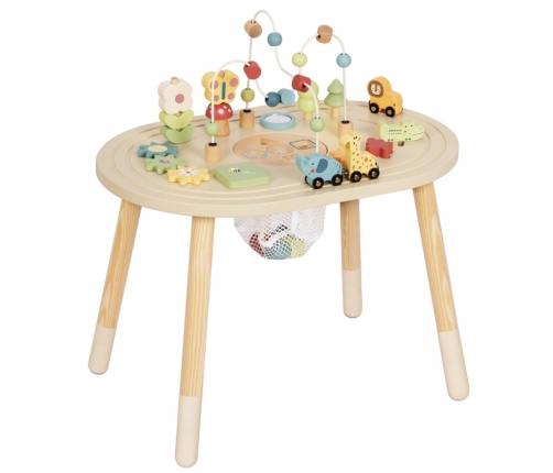 TOOKY TOY Drewniany Stolik Aktywności Safari
