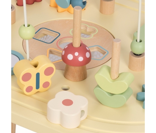 TOOKY TOY Drewniany Stolik Aktywności Safari