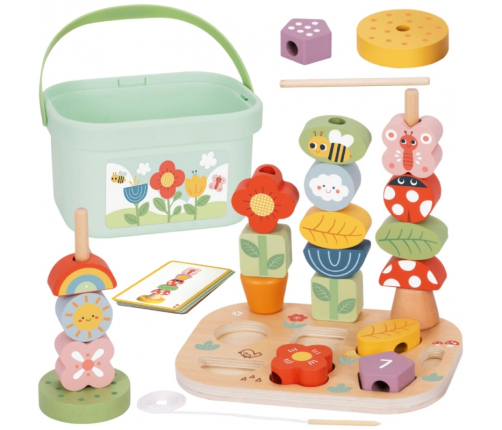 TOOKY TOY Box Edukacyjny 5 w1 Magiczny Ogród Montessori
