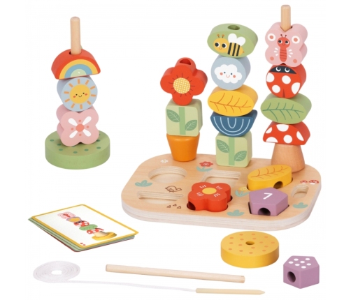 TOOKY TOY Box Edukacyjny 5 w1 Magiczny Ogród Montessori