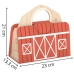 TOOKY TOY Drewniana Składana Farma w Walizce ze Zwierzątkami