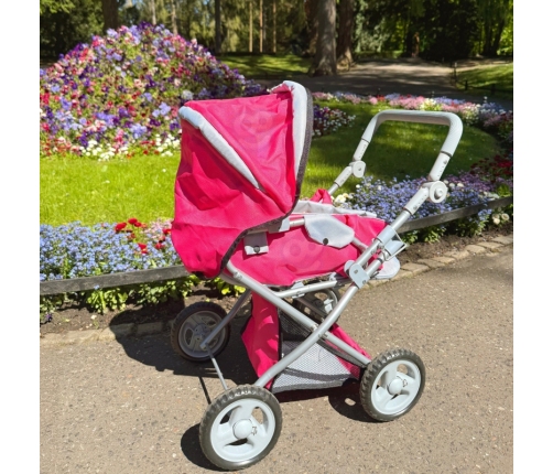 WOOPIE ROYAL Wózek dla Lalek 4w1 Nosidełko Regulacja