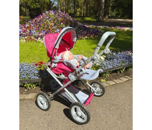 WOOPIE ROYAL Wózek dla Lalek 4w1 Nosidełko Regulacja