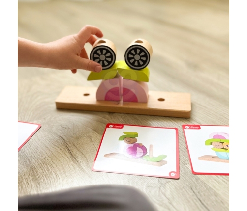 Kreatywne Drewniane Klocki Przestrzenne 3d Classic World Sowa