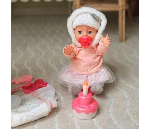 WOOPIE ROYAL Lalka Interaktywna Mała Zosia ma Urodziny 35 cm + Akc.