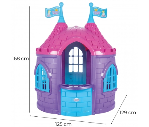 Bērnu dārza mājiņa - pils WOOPIE Pink