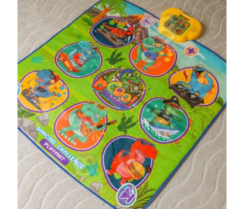 WOOPIE Mata Muzyczna Dinozaury Zręcznościowa Gra Taneczna