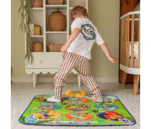 WOOPIE Mata Muzyczna Dinozaury Zręcznościowa Gra Taneczna