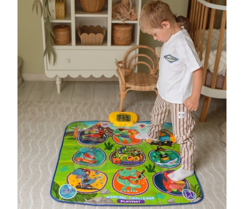 WOOPIE Mata Muzyczna Dinozaury Zręcznościowa Gra Taneczna