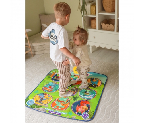 WOOPIE Mata Muzyczna Dinozaury Zręcznościowa Gra Taneczna