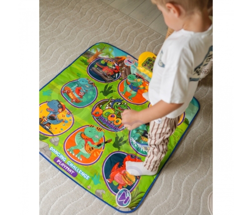 WOOPIE Mata Muzyczna Dinozaury Zręcznościowa Gra Taneczna